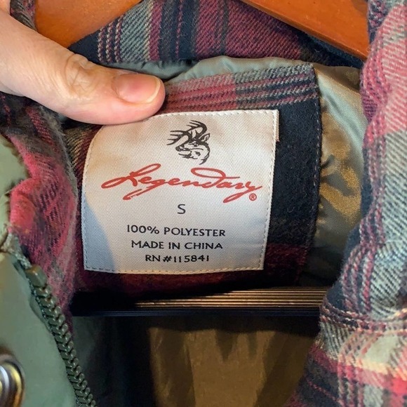 Legendary Military Green Puffer Vest w/ Toggle Buttons - Picture 7 of 12